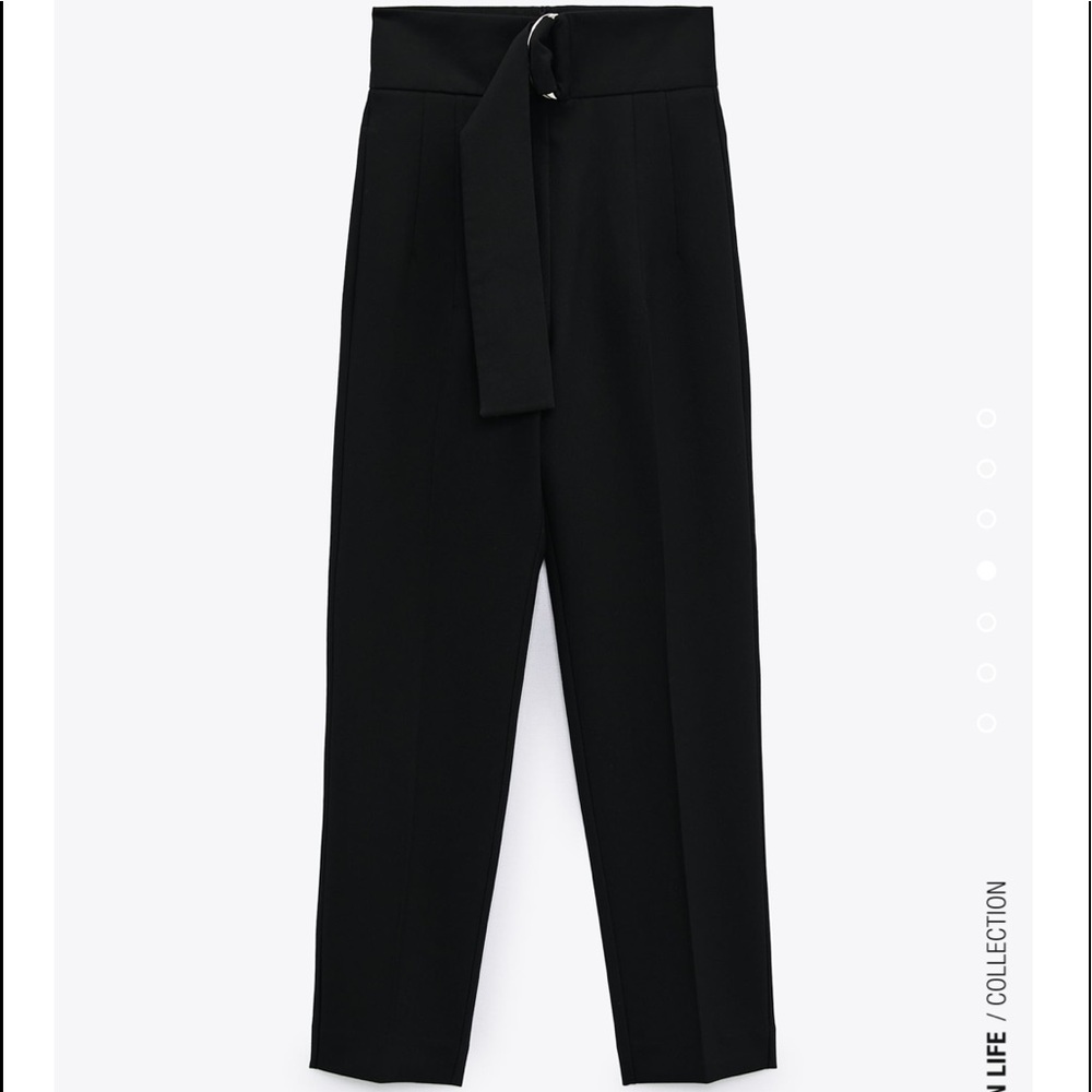 Pants with Buckle Belt